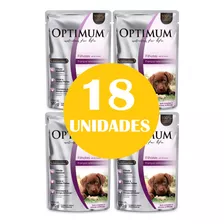 Combo 18 Sachê Optimum Cães Filhote Frango 100g Envio Rápido