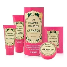 Pink Granado Kit Spa Relaxante Para Pés 4 Itens