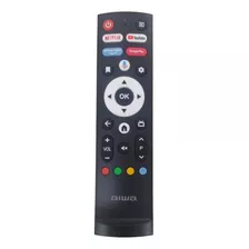 Controle Remoto Tv Aiwa Bl-02 50'' 32'' Versão Comando Voz.