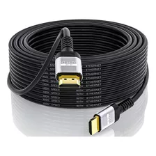 Gio Cable Hdmi 20 Metros 4k Blindado Uso Rudo Alta Calidad