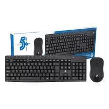 Kit Teclado 2.4ghz Office 015-0081 - 5+ Ambidestro