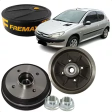 Par Tambor Freio Traseiro C3 Tendance Xtr Glx Peugeot 207