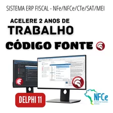Código Fonte Delphi 11 Sistema Fiscal C/ Módulos Adicionais