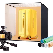 Raleno Photo Studio Box,24x23x23 60w Kit De Carpa De Tiro A