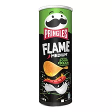 Batata Pringles Flame Medium Kickin Sour Cream 160g