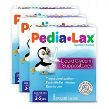 Supositorios De Glicerina Pedia-lax Para Niños (2-5 Años), 6