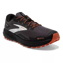 Tenis Brooks Divide 4 Gtx Hombre Negro/naranja