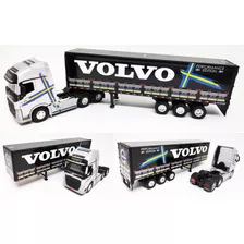 Miniatura Caminhão Volvo Fh500 + Carreta Graneleira 1/64