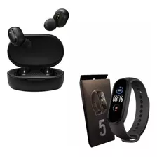 Combo Reloj Smartband M5 + Auricular Inalambrico A6s