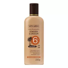 Loção Bronzeadora Cenoura Urucum Vini Fps 6 Protege A Pele