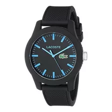 Lacoste Men's 2010791 Lacoste.12.12 Reloj Negro Con Banda