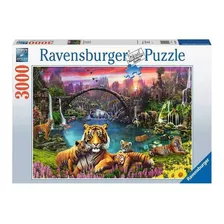 Rompecabezas Puzzle Ravensburger 167197 Tigres 3000 Piezas