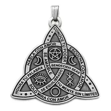 Dije Wicca Nudo Buena Bruja Plata 925 Amuleto (dv164)