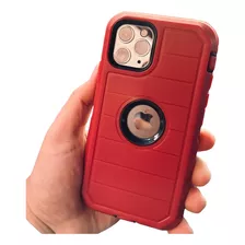 Funda Uso Rudo + Clip Para iPhone 