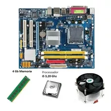 Kit I5 Placa 1156 + Processador I5 650 + 4 Gb Ddr3 + Cooler 