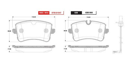 Balata Trasera Low Trwp Audi S8 2018 Foto 2