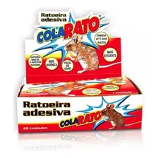 Ratoeira Adesiva Cola Pega Rato Visgo American C/ 60 Peças