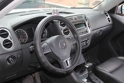 Black Pvc Leather Great Comfort Slip-on Steering Wheel C Jjd Foto 2