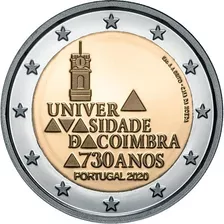 Portugal 2020 - Universidade De Coimbra - 2 Euros Com - Fc