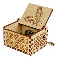 Caja Musical Blanca Nieves Box Wood Music Cajita