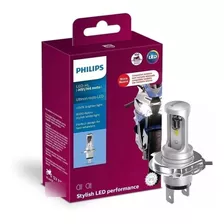 Lâmpada Led Ultinon Philips Moto Hs1 / H4 12v 6000k 130% Luz