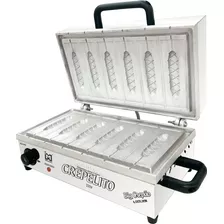 Máquina De Crepe Crepeira Big Crepão No Palito 220v Inovamaq Cor Inox