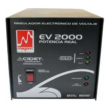 Regulador Electrónico De Voltaje Magom Ev-2000 A 110 V