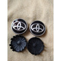 4 Centros De Rin Toyota Rav4 ,highlander 62 Mm Originales