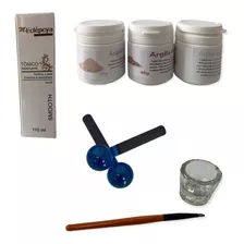 Kit Spa Sobrancelhas Esfera Azul, Argila E Tônico