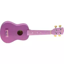 Ukelele Soprano Stagg Us-violet Con Funda De Nailon Negra - 