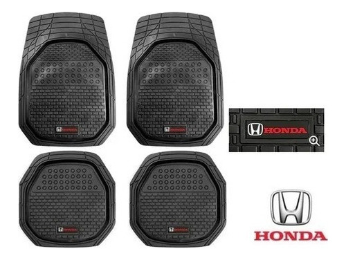 Tapetes 4pz Charola 3d Logo Honda Ridgeline 2009 Foto 6