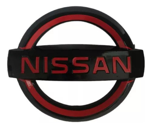 Emblema Parrilla Negro C/rojo Nissan Versa 2017 Foto 4