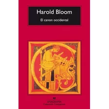 Libro El Canon Occidental - Harold Bloom