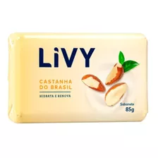 Sabonete Livy Castanha Do Brasil 85g Kit C/18