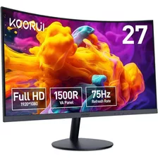 Koorui Monitor Curvo De 27 Pulgadas Fhd 1080p 75hz Monitores