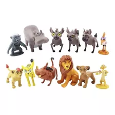 12 Miniaturas Bonecos Rei Leao Timao E Pumba 5cm Coleção