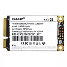 Ssd/hd/shd Kunup 512gb Msata K368-512 - 3 Anos De ! Cor Preto