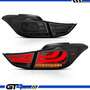 Black Led Tail Lights Lamps For 11-13 Hyundai Elantra Gl Gt4