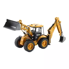 Trator Escavadeira Huina Brinquedo Caminhão Metal Construção