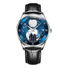 Reloj Impermeable Dom Blue Luxury Business Cool Para Hombre