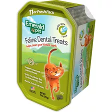 Feline Dental Treats - Deliciosas Y Crujientes Golosinas Den
