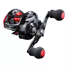 Reel Rotativo Baitcast Huevito 14 Rulemanes 8kg Freno 7.2:1