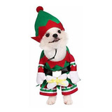 Mogoko Disfraz De Elfo De Navidad Para Perro, Gato, Diverti