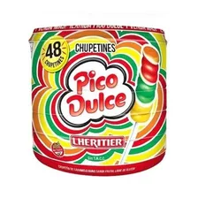 Chupete Pico Dulce Lherithier Display De 48 Uni(2 Dis)-super