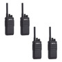 Kit 8 Radios Porttiles Radio Porttil Uhf 400-470 Mhz, 16ch Color Negro