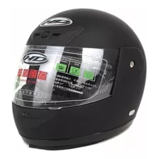 Casco Integral Moto Certificado Dot Helmet Hd Motorizado Color Negro