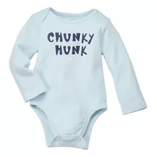 ~? Mud Pie Baby Boys Chunky Hunk Long Sleeve Crawler 0-6 Mes