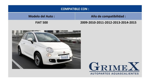 Faro Fiat 500 2009-2010-2011-2012-2013-2014-2015 Sup Tyc Ore Foto 4