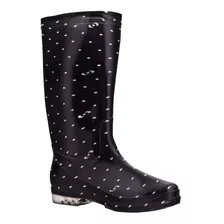 Bota Lluvia Urbana Estampada Pvc Varios Talles Impermeable