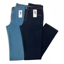  Kit 2 Calça Jeans Masculina - Tradicional 